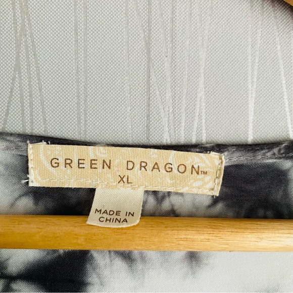 Green Envelope Kimono Sleeve Romper Women’s size XL - Picture 4 of 7